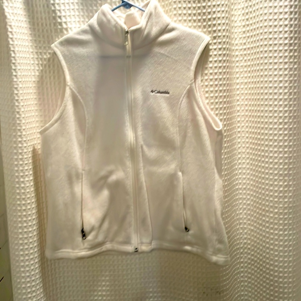 Women’s gently used white vest